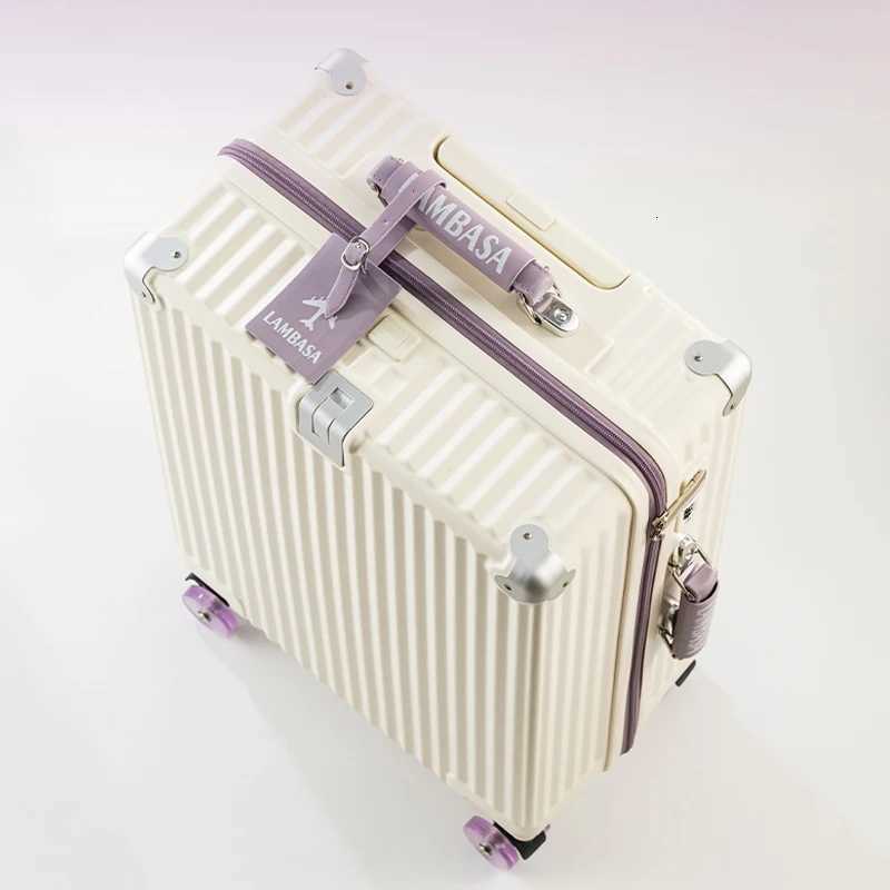 Highly Appealing Zipper Travel Suitcases Thickened Luggage Ice Roller 20 inch Carryon Suitcase 22242628 inch valise voyageW251024