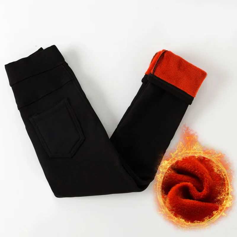 Winter Baby Girls Legging Plus Velvet Thickening Fleece Warm Leggings Pants for Girl Kids Winter Pants Trousers Childrens PantsT251024