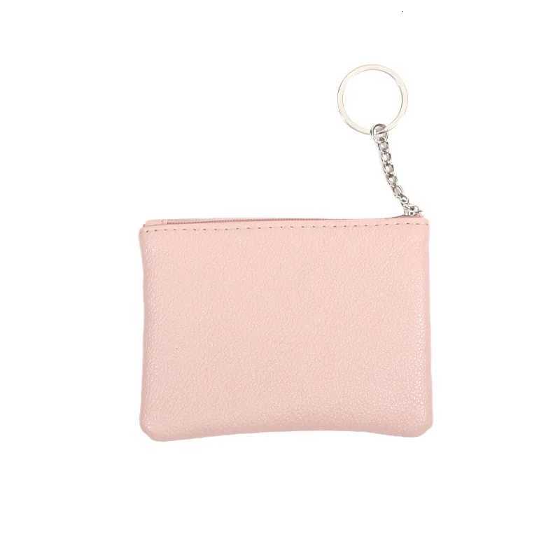 PU Leather Money Coin Purse 2025 New with Key Ring Waterproof Pocket Purse Zipper Wearresistant Holoder Male Z251023