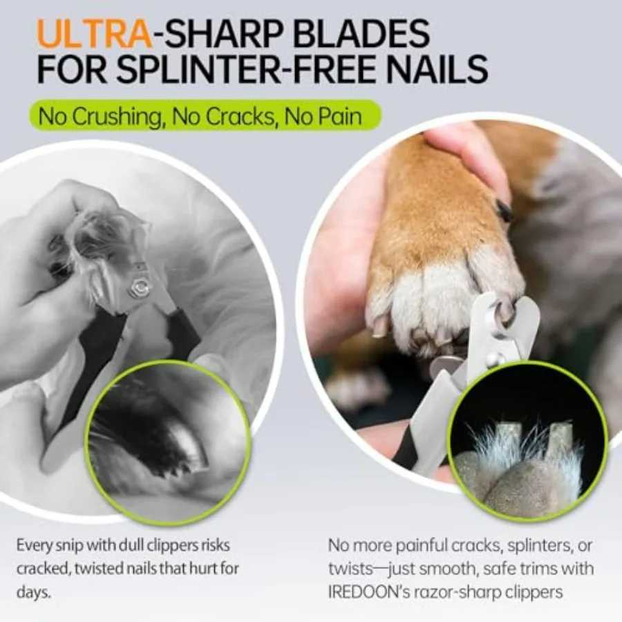 UltraSharp 4CR13 Stainless Steel Dog Nail Clippers and Trimmers with Nail File for Small Medium and Large Breeds Pet Grooming T Z20251024