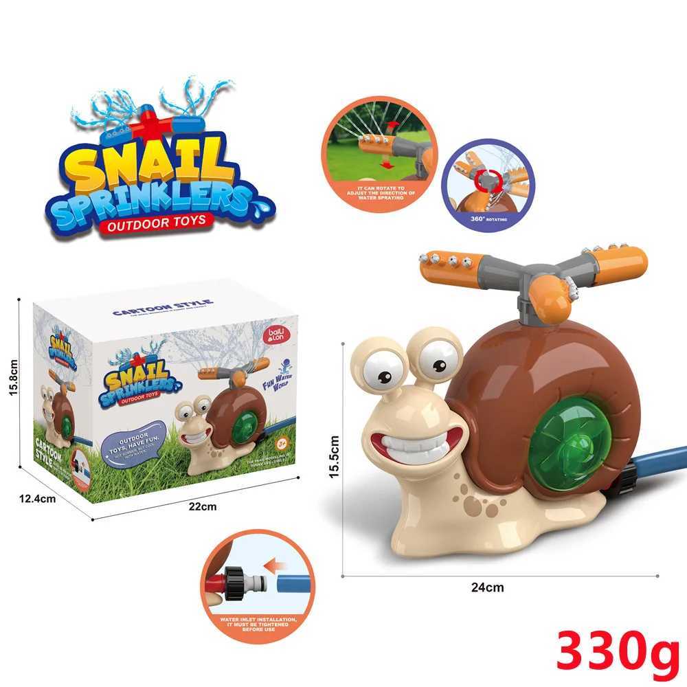 Water Spray Outdoor Toy Snail Sprinkler Backyard Garden Water Toys Summer Yard Cartoon Splash Sprinkler Baby Bath Toy for Kids J251023