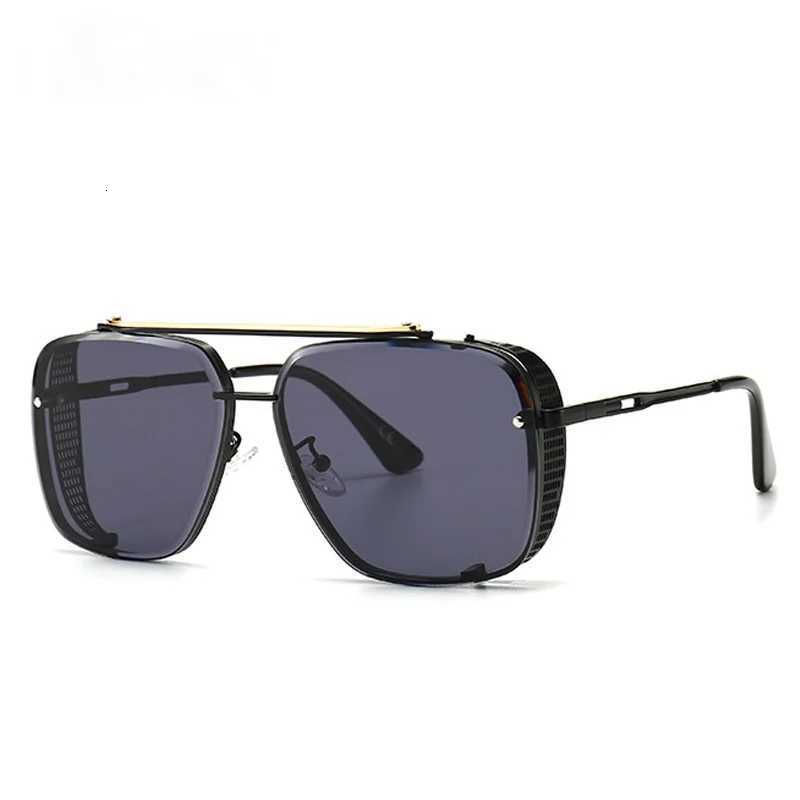 2025 New PUNK Mach six Style Gradient Sunglasses women Fashion Men Vintage Design uv400 Sun Glasses Oculos De SolT251024