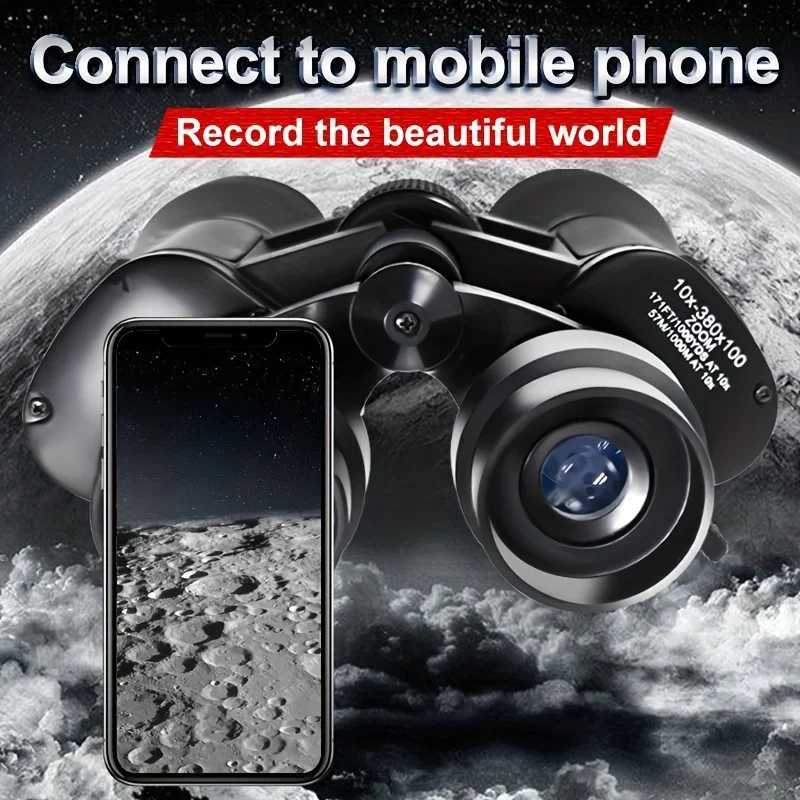 10380X100 Binoculars High Magnification HD Profional Zoom Binoculars For Bird Watching Cam Hunting And Travel Tescop Y251017