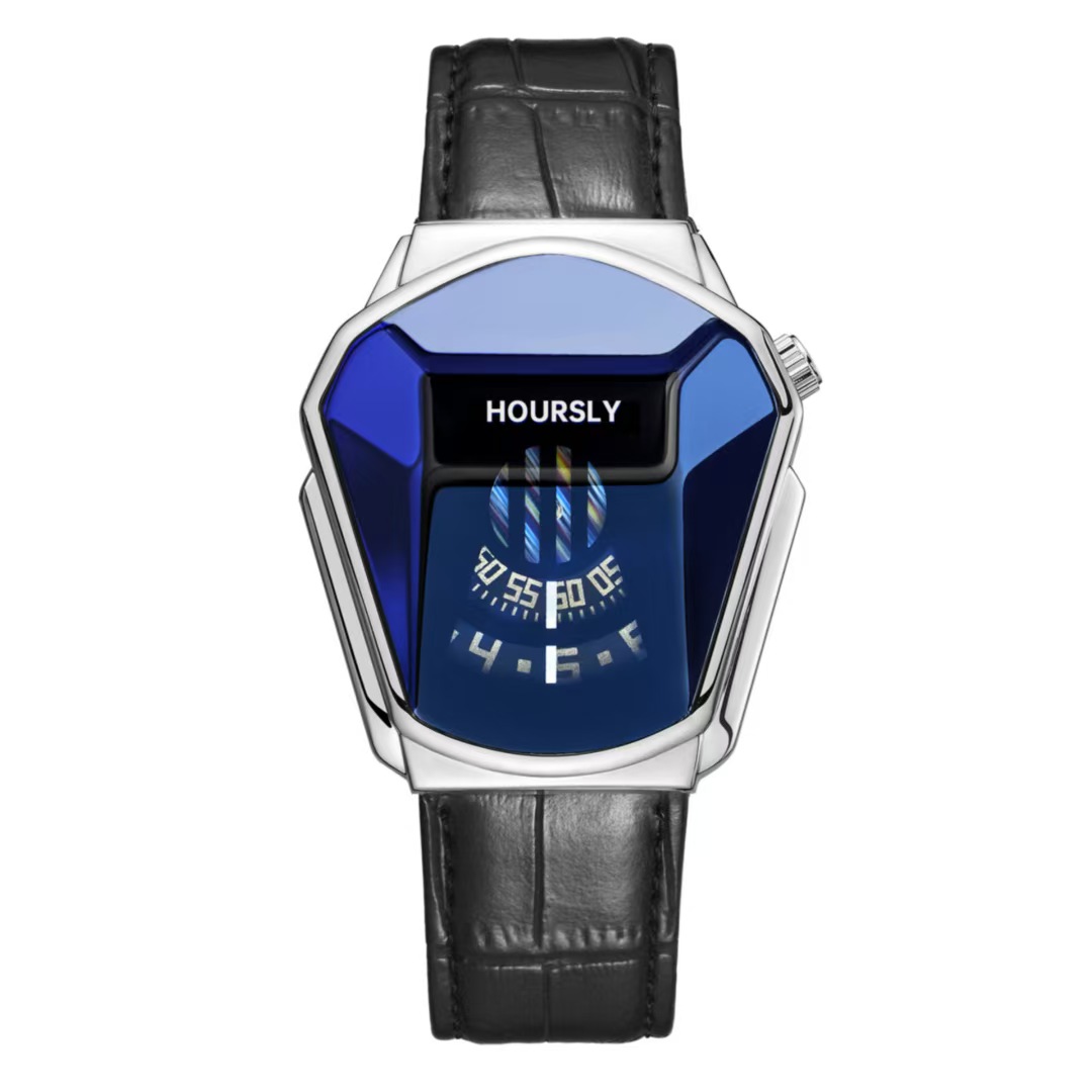 Stylish Mens Alloy Timepiece: Waterproof Quartz Designer Wristwatch