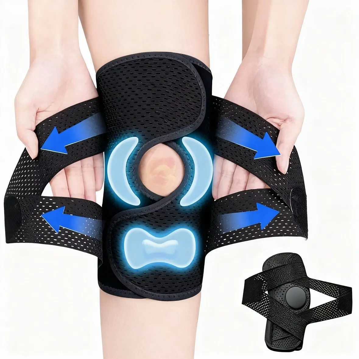 12pcs Knee Pain Compression Knee Support Breathable Sports Kneepad for Knee Pain Running Fitness Volleyball Joints Protector Y251024