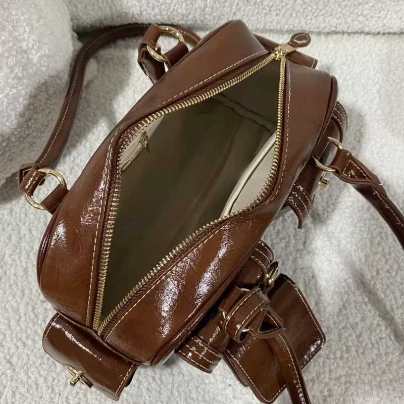 Mtipocket Wens Handbag Versatile Cmuter Bag Faiable Underarm Bag for Autumn Winter Work And Travel Y251022