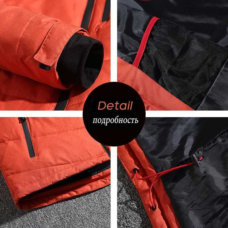 Winter Thickened Mens Down Jacket Men Warm Windproof Parkas Travel Detachable Hat Casual Lightweight Skiing Puffer Jacket Male Z251024