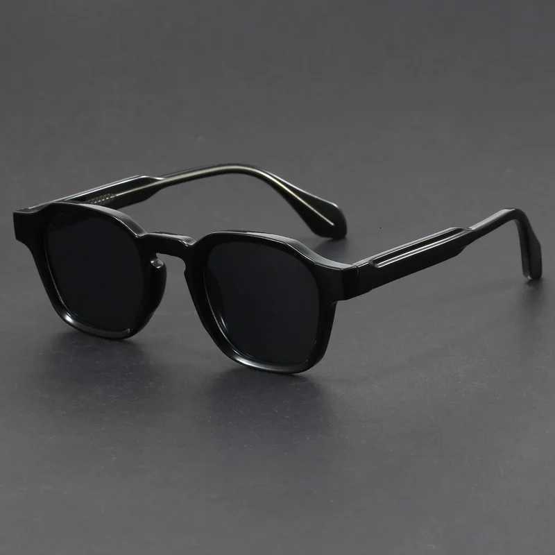Korean Style Retro Sun Glasses for Women Thick TR90 Frame Square Sunglasses Men UV400 Trending Luxury Brand Sun Shades For DriveT251024