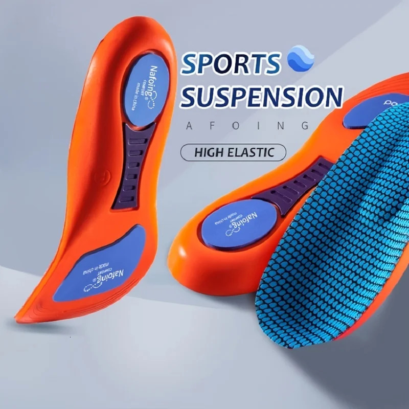 Sports Elasticity Insoles For Shoes Sole Technology Shock Absorption Breathable Running Insoles For Feet Orthopedic insoles251020