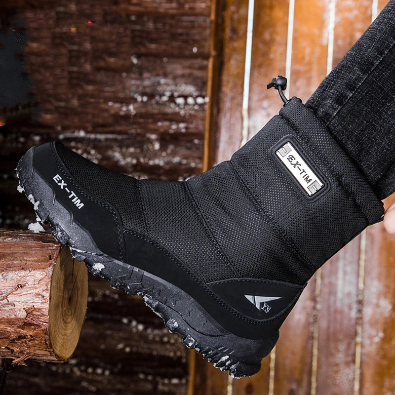 Warm Winter Plush Snow Boots Men Women Outdoor Winter Boots Waterproof Cotton Shoes Wear Resistant And Anti Slip Ankle Boots251020