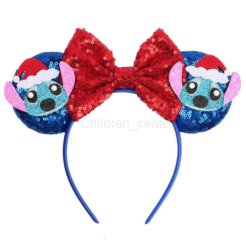 Disney Christmas Stitched Patterned Winter Headpiece Featuring Sparkling Details from Mickey & Friends Collection designer