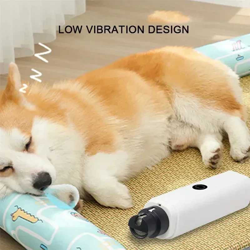 Electric Dog Nail Clippers for Dog Nail Grinders Rechargeable USB Charging LED Light Pet Quiet Cat Paws Nail Grooming Supplies Z20251024