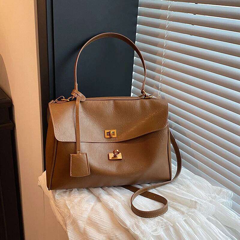Designer bag Women's Premium Leather Handbag, Tote Bags With Messenger Strap, Famous Designer Elegant Classic Choice