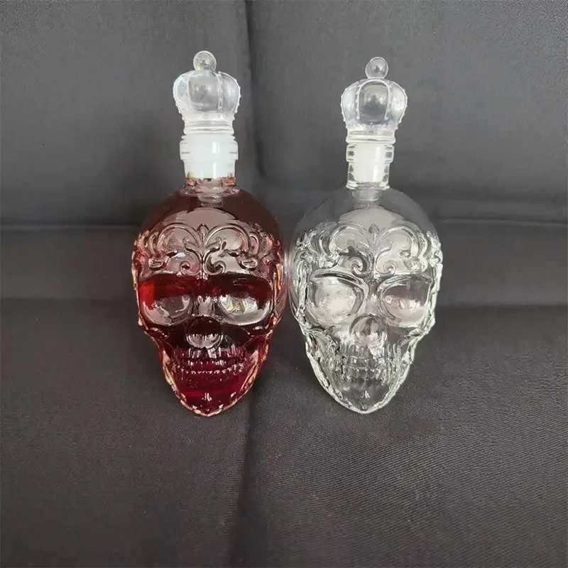 350 Ml Skl Skeleton Wine Whiskey Decanter Goth Spooky The Sovereign Skl Drinking ware Wine Barware And Hemade Items Y251024