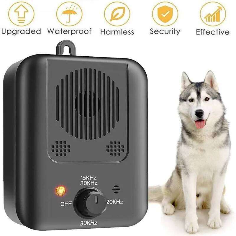 designer brand Levels Adjustable Repeller Automatic Ultrasonic Anti Barking Device Outdoor Dog Anit Pet Traning Supplies