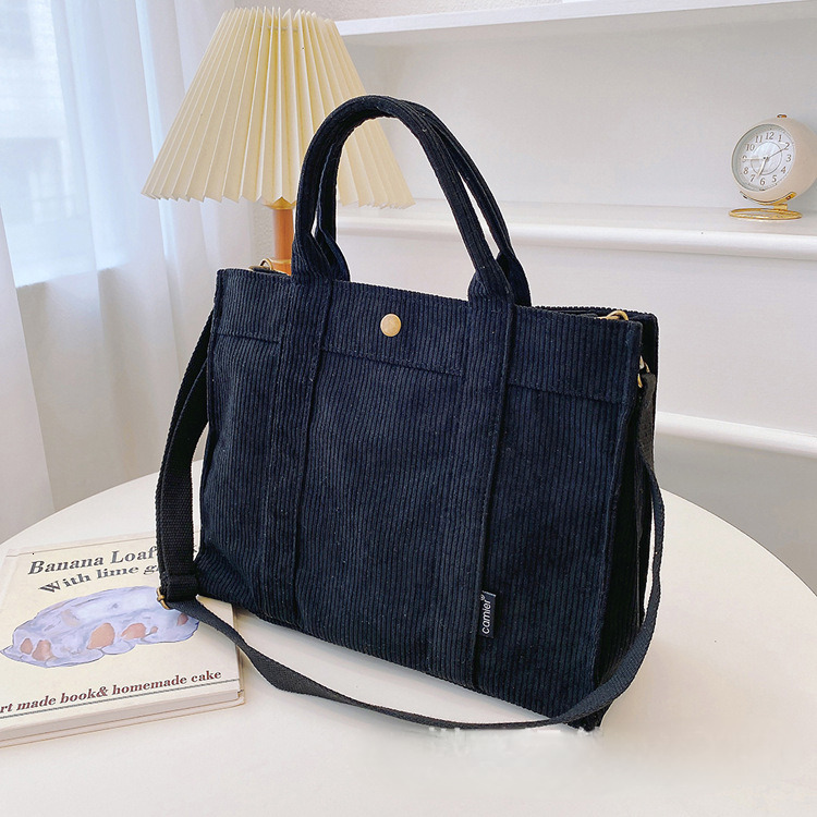2025 Designer Fashion Women's New Casual Large Capacity Canvas Bag Handbag Retro Shoulder Bag