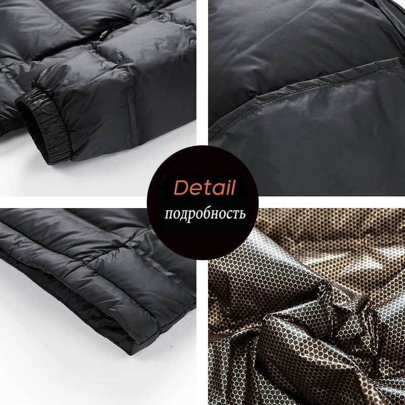 Men Winter Stand Collar Down Jacket Warm Windproof Coat Men Casual Lightweight Puffer Jacket Waterproof High Quality jacket Male Z251024