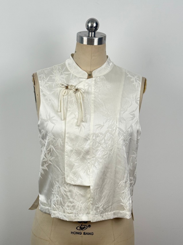 Simple, Sophisticated, Elegant, Light Luxury New Chinese Silk Vest JYM11183