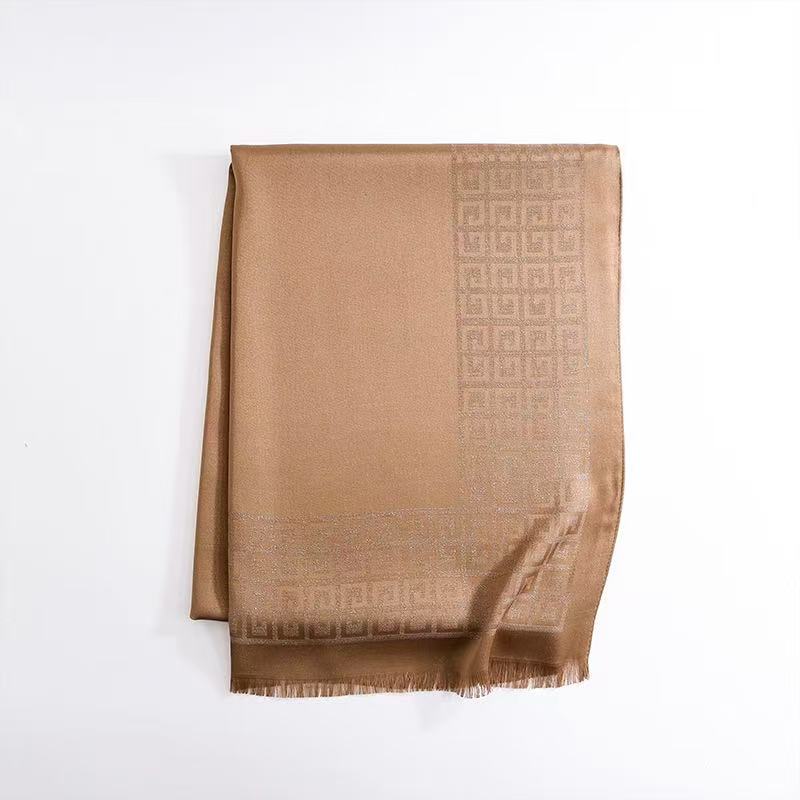 T2132 new summer headscarf fashion silk scarf fashionable versatile shawl dustproof high-grade Tencel cotton long scarf