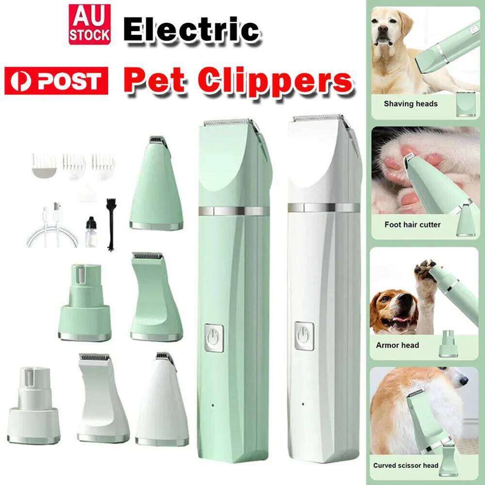designer brand Professional in Electric Pet Grooming Tool Set Dog Hair Clippers USB Rechargeable Pets Haircut Trimmer Shaver Cats Supplies