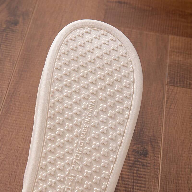Women, Autumn and Winter Home Slippers, Indoor Confinement Warm Shoes, Non-Slip Plush Couple Cotton Slippers for Men ddmythur