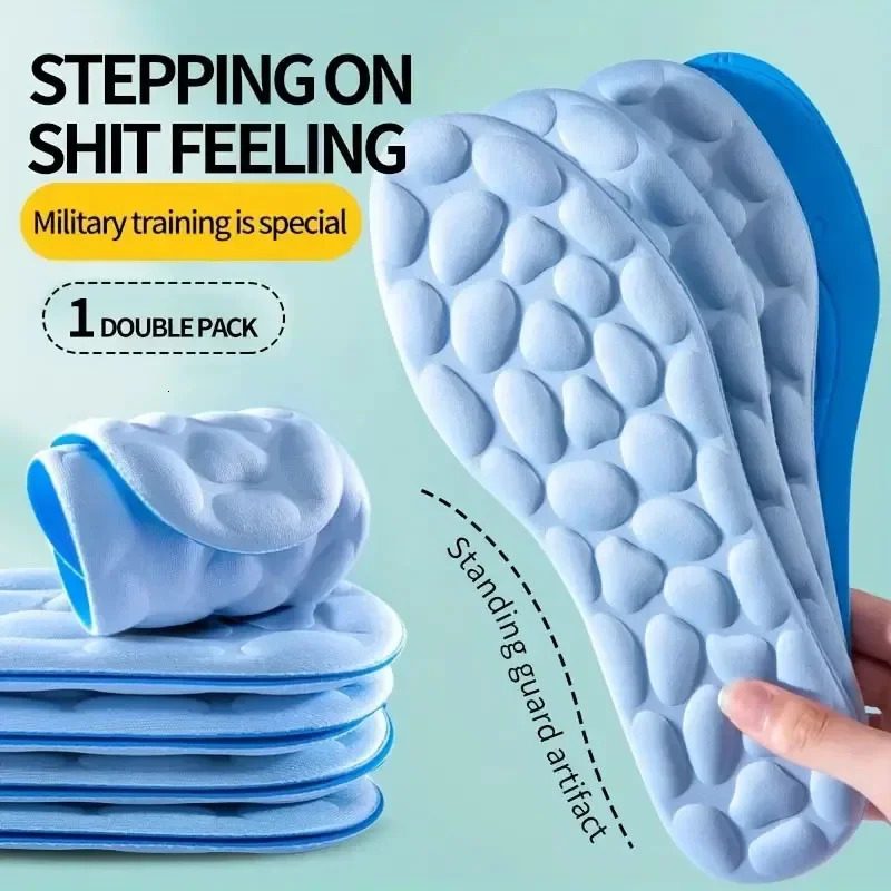 24pcs Soft Massage Memory Foam Insoles for Women Men Sport Running Shoes Sole Breathable Cushion Pads Feet Orthopedic Insoles251020