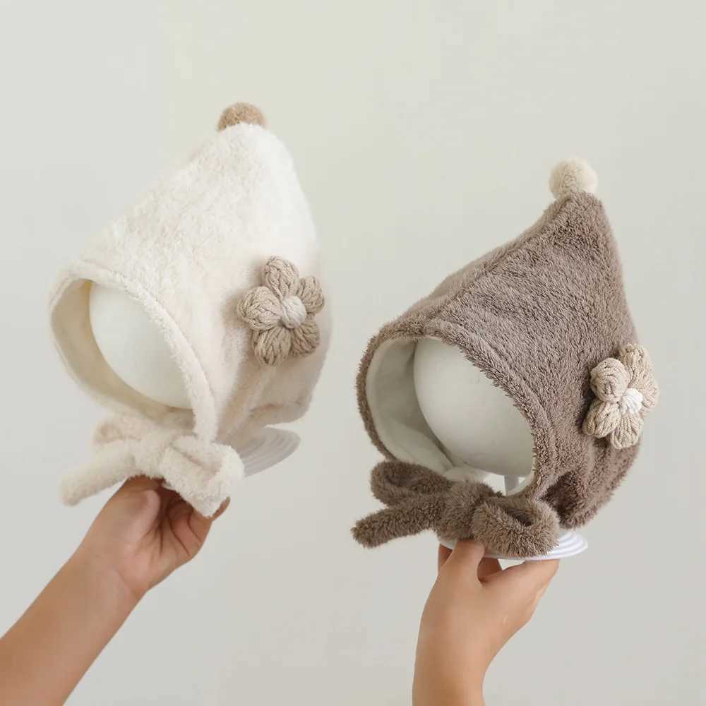 New Warm Baby Warm Hat Windproof Polar Fleece Balaclavas Knitted Integrated Ear Protection Hat Outdoor SportsL251024