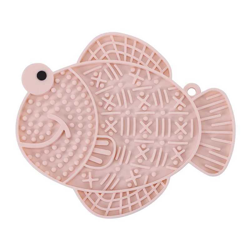1 PcSlow Feeder Licking Mat for Dogs CatsSuction Base Silicone Pet Feeding Mat AntiAnxiety Lick Pad with Creative Patterns Y251023