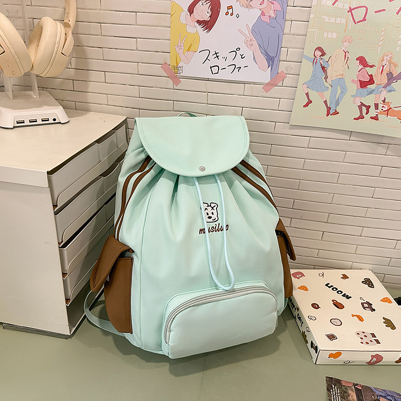 Hot selling new multifunctional cute backpack with large capacity for commuting college students, simple outdoor value designer backpack, backpack
