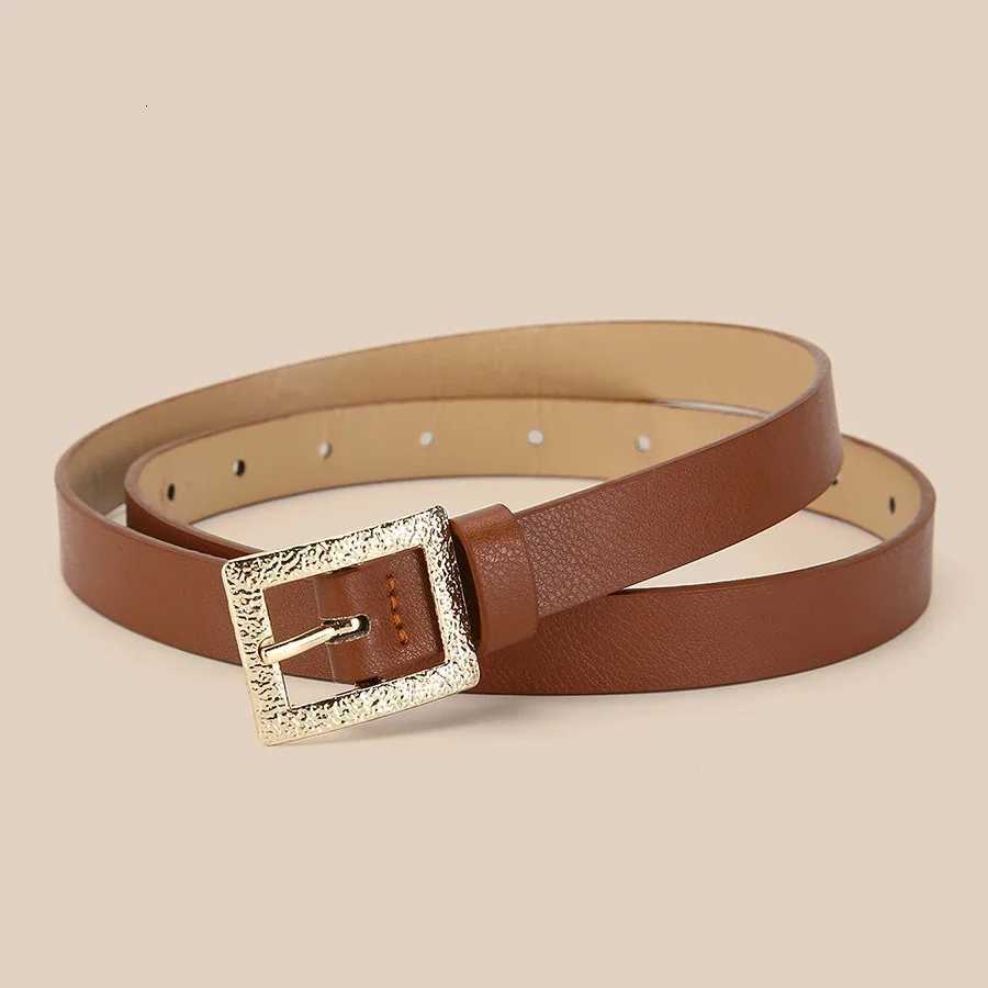 3Pcsset Womens Belt Fashion Pin Buckle Thin Belt Luxury Soft Belt Women with Cargo Pants Jeans Windproof Belt PU Leather Belt W251024