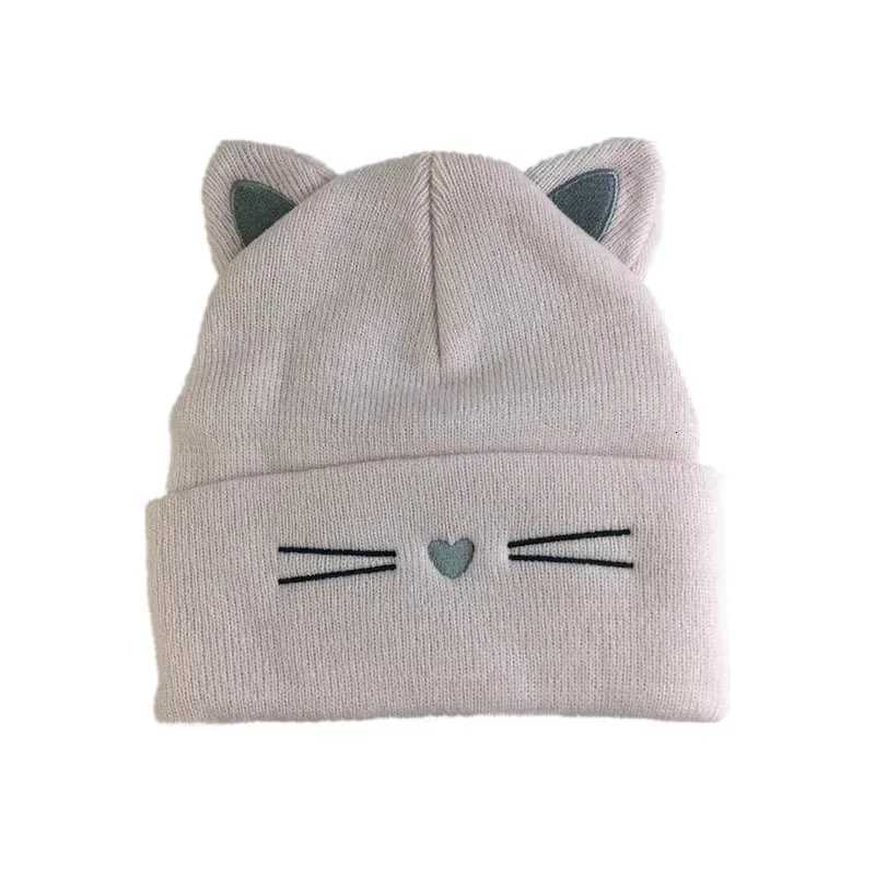 Korean Autumn Winter Hat for Toddler Lovely Animal Cat Beanie for Toddler Boy Girl Warm Elastic Baby Hat for 15YL251024