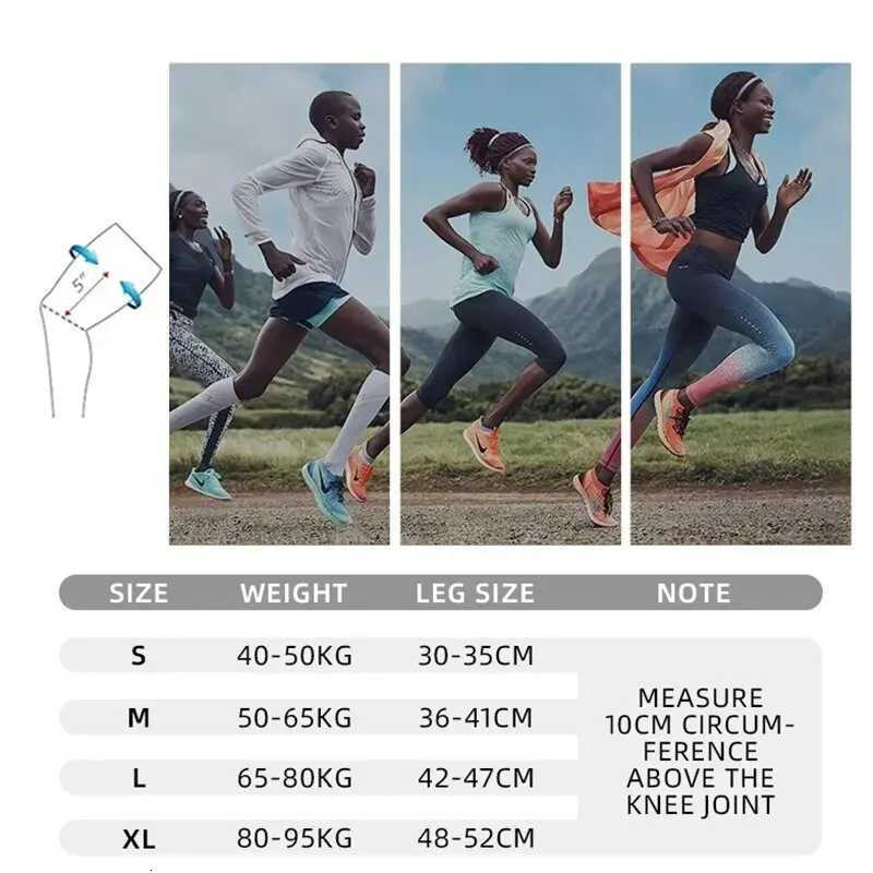 Knee Compressions Sleeve with Adjustable Straps for Running Working Out and Sports Wearing All DayW251024