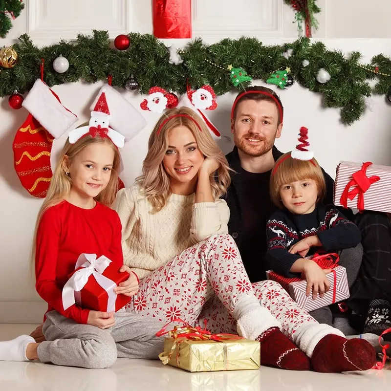 Disney Kids' and Adults Jolly Red-Nosed Reindeer Christmas Ear Band with Classic Mickey Mouse Design Perfect for Parties designer