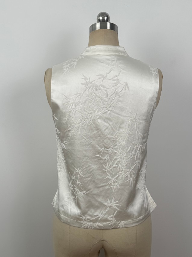 Simple, Sophisticated, Elegant, Light Luxury New Chinese Silk Vest JYM11183
