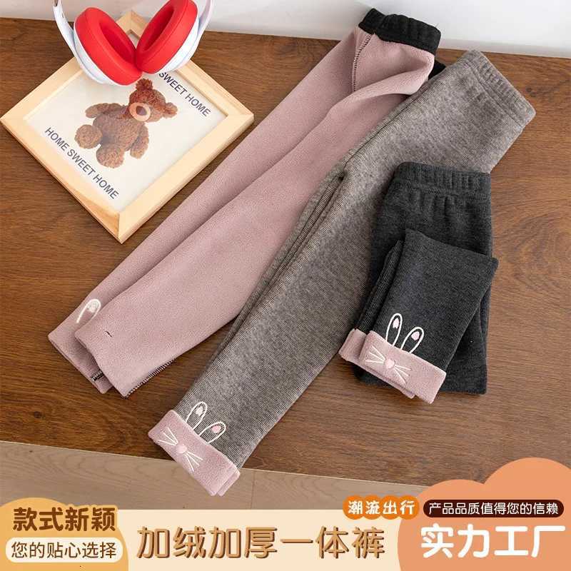 Girls Autumn Winter Tights FleeceLined Thickened Pants Fashion Warm Bottoms for Baby Kids Baby Leggings GirlsT251024