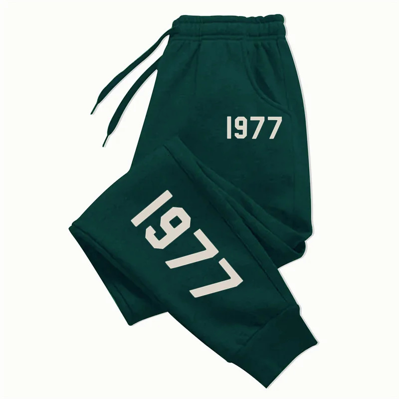 1977 mens casual pants selling autumn and winter warm sports pants fashionable and versatile jogging sports pants 251020