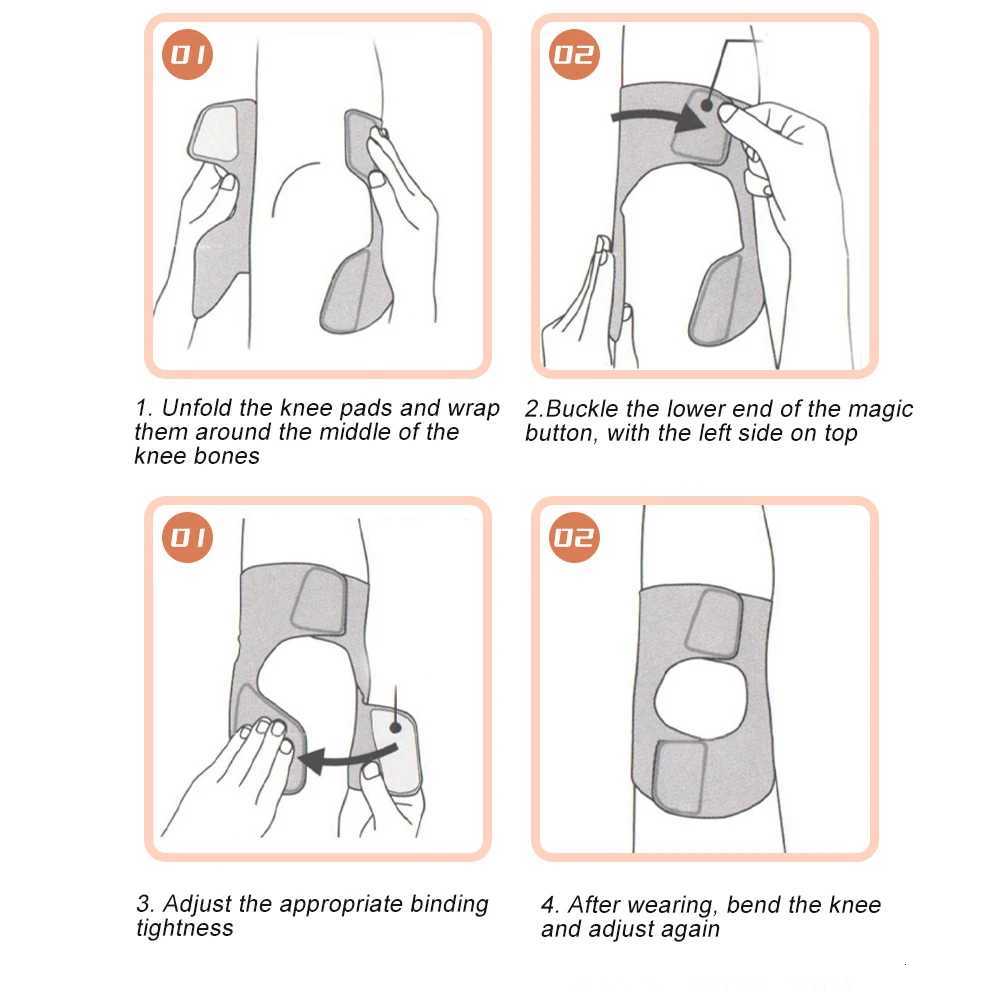 1PC Knee Brace with Side Stabilizers For Relieve Meniscus Tear Knee Pain ACL MCL ArthritisBreathable Adjustable Knee SupportW251024