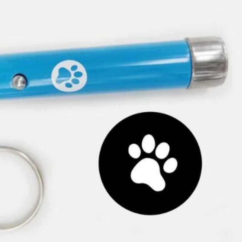 5 Colors Pet Laser Pointer Cat Toys Cartoons Laser pen LED Light Pet Cat Toys Pen with Bright Animation Mouse