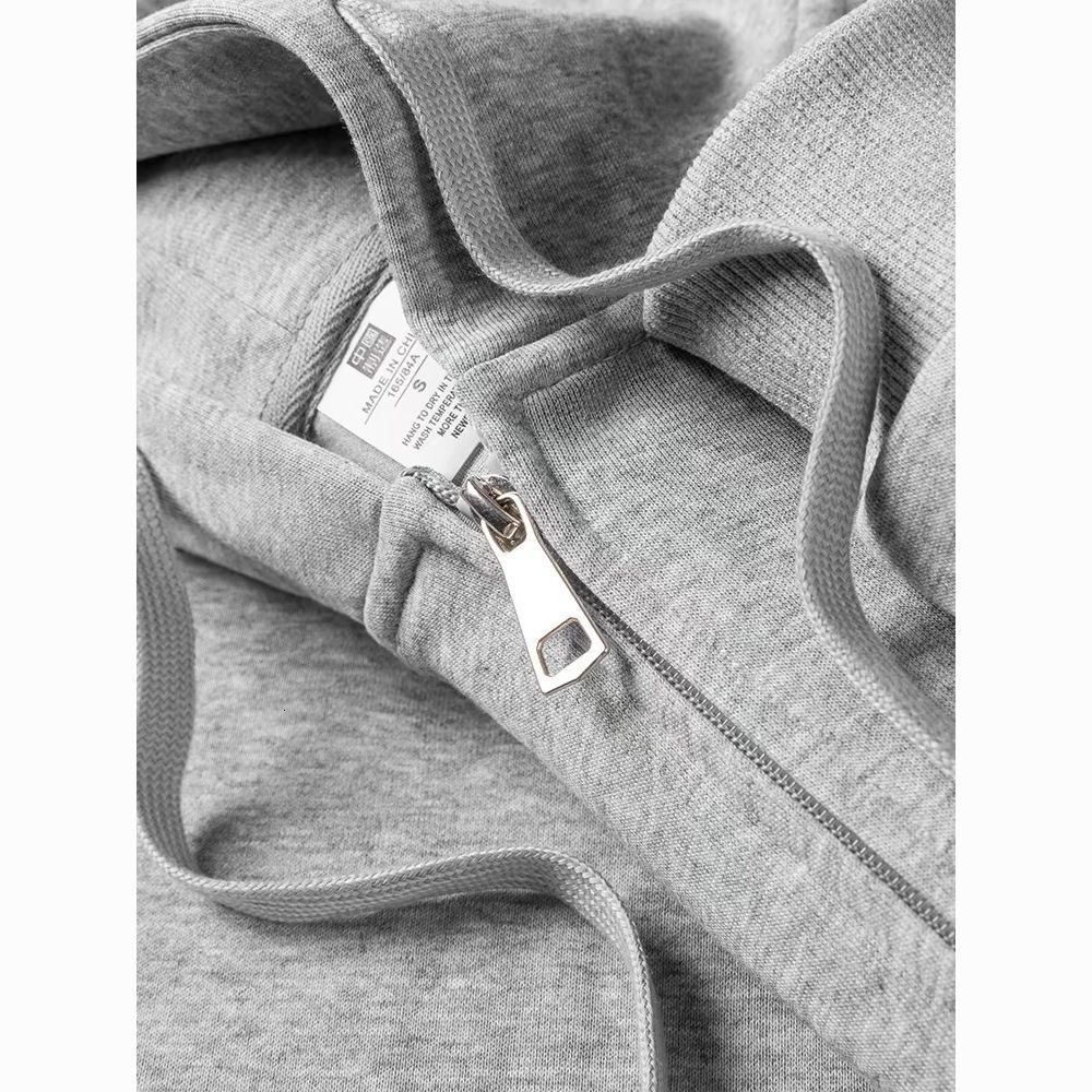 American Designer Hoodie Jacket Tracksuit Men Polo Veste Coat Style Casual! Heavy Zipper Cardigan Hooded Sweatshirt Solid Color Loose Versatile Casual