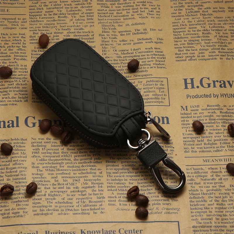 1Pcs Leather Key Holder Minimalist Keychain Case Wallet Key Storage Case Key Protector Largecapacity Multifunctional Key Pouch Z251023