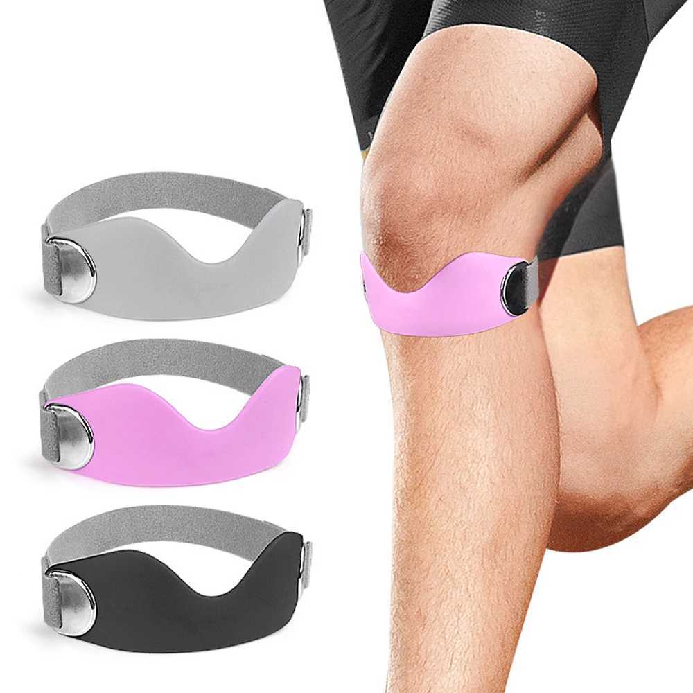 1pcs Patellar Tendon Support Strap Adjustable Silicone Compression Patella Band Stability Knee BraceSupport BasketballW251024