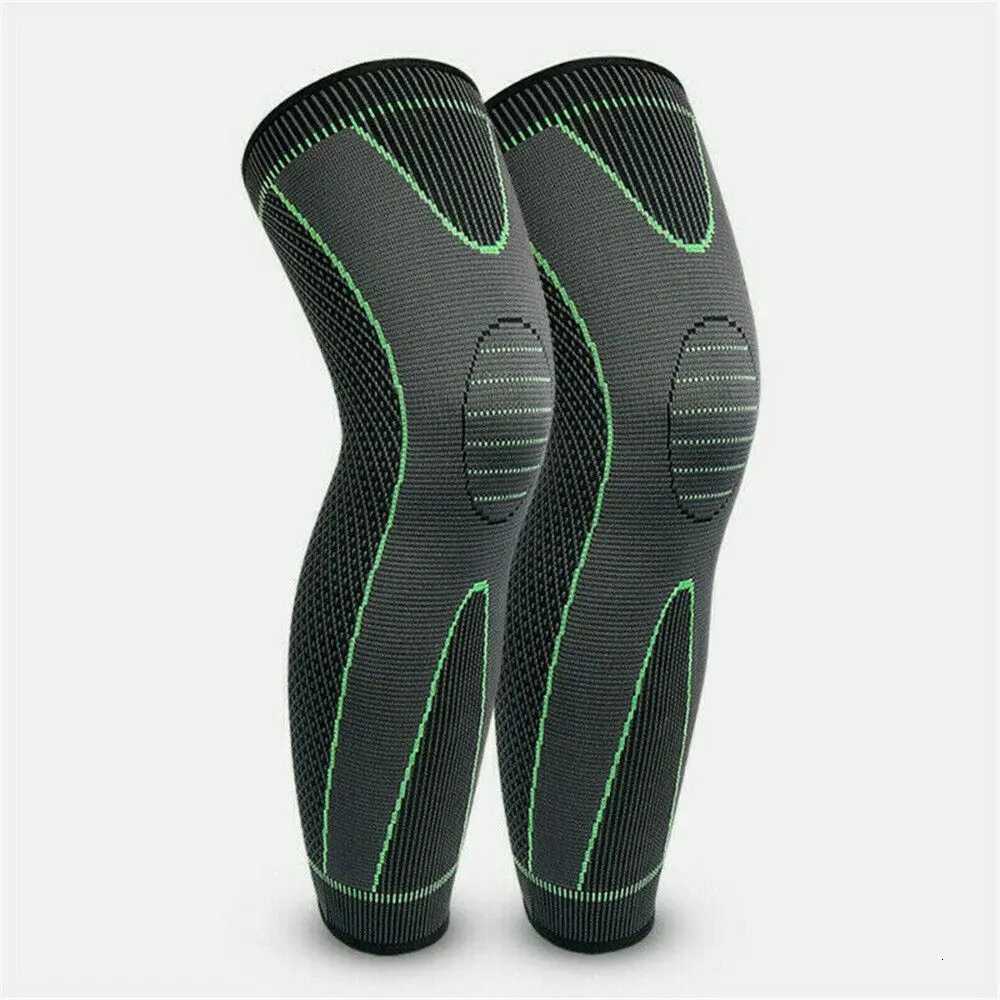 Knee Support Brace Compression Long Full Legs Sleeve Arthritis Running Gym Sport Knee PadsW251024