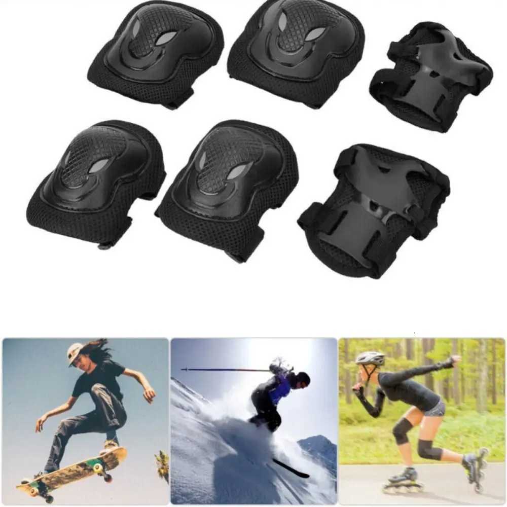 Women Men Elbow Wrist Knee Pads Protective Gear Set Skate Roller Cycling BikeW251024