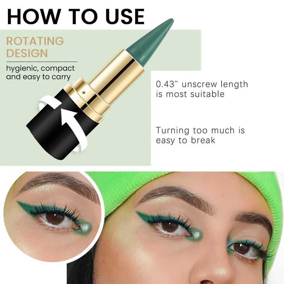 Miss Rose Matte Eyeliner Eyeshadow Lip Liner Set 4 Shades LongLasting Smooth Glide for Halloween Party MakeupL251024