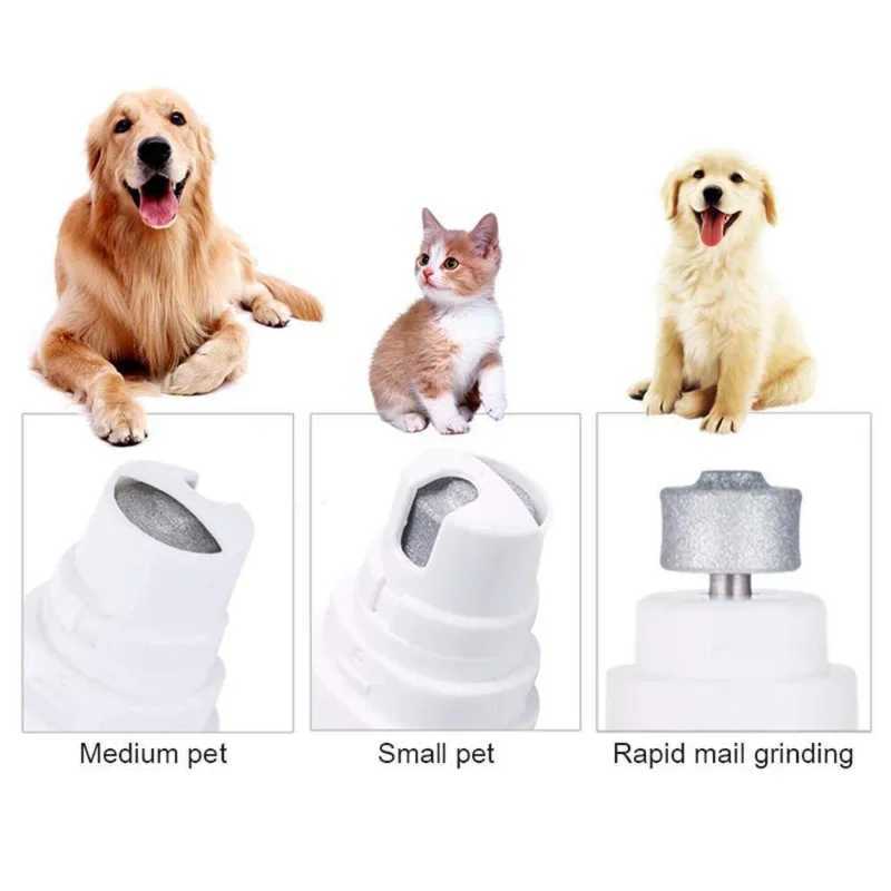 Electric Pet Nail Grinder File Trimmer Pro Grooming Tool Dog Claw Clipper Quiet Cat Paws Nail Grooming Trimmer Nail Supplies Z20251024