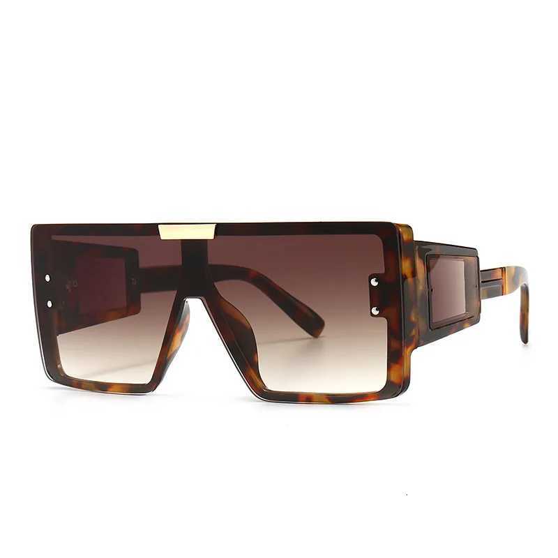 Shield Visor Mask Sunglasses Women Men 2023 Oversized Windproof Punk Glasses Square Big Frame Goggles Shades Sport UV400 OculosT251024
