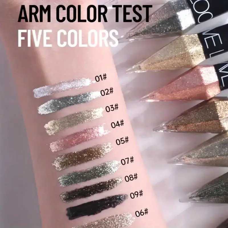 1PC Multicolor LongLasting Waterproof Liquid Eyeshadow and Highlighter Easy to a Glossy Longlasting Sparkle Eye LookL251024