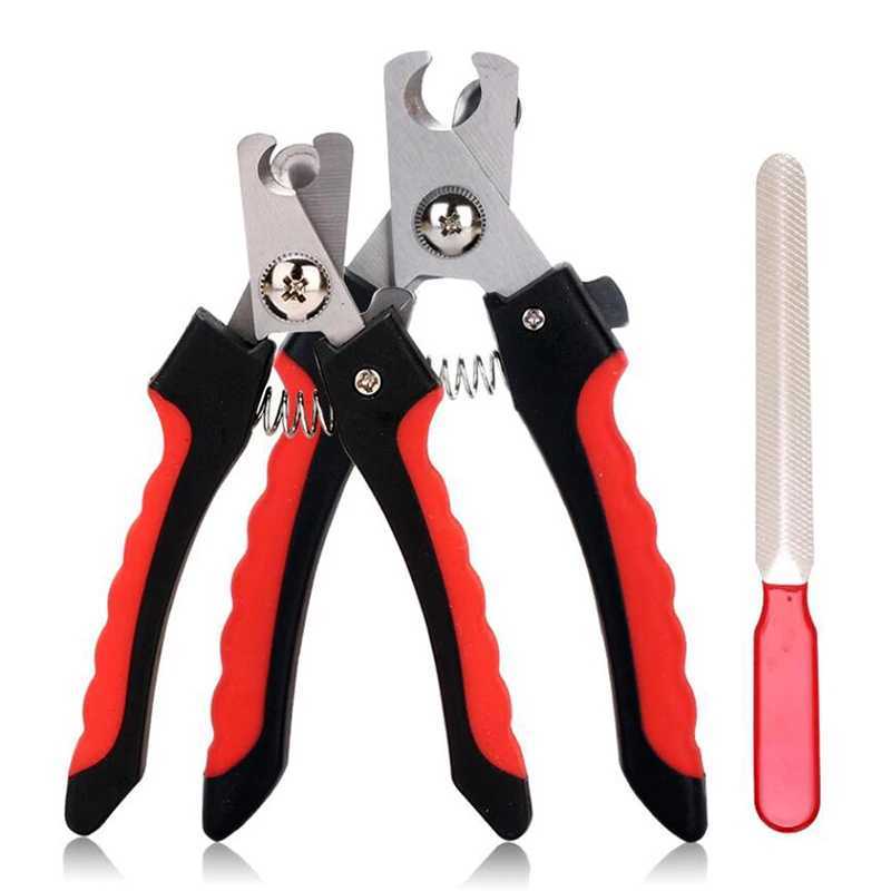 Pet Nail Clippers Large Dog Nail Clippers Nail Clippers Multifunctional Teddy Cat Scissors Twopiece Set Z20251024