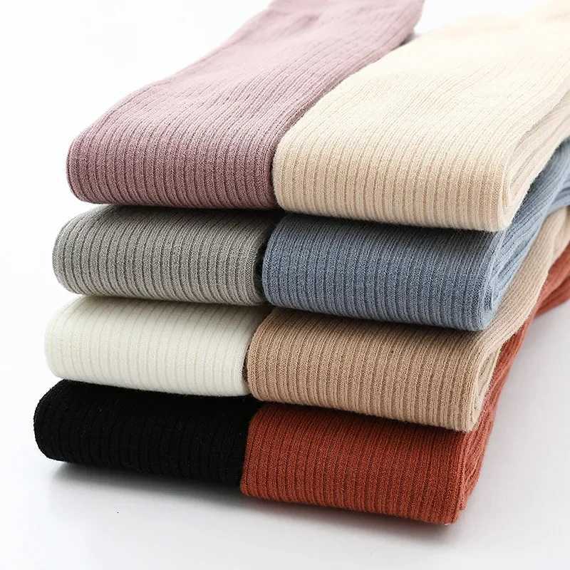 06Y Winter Infant Baby Girls Fleece Lining Stripes Leggings Plus Thick Warmth Cotton Tights Toddler Kids Keep Warm PantyhoseT251024