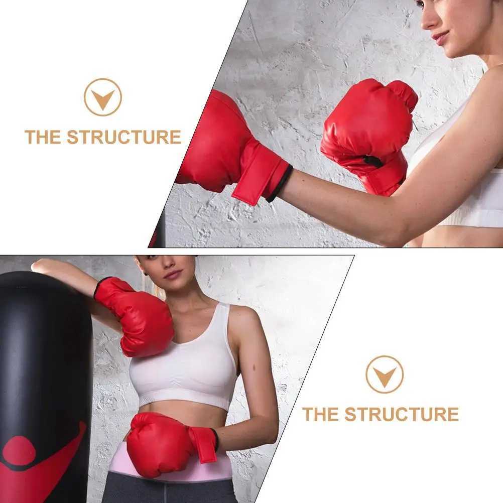 Boxing Gloves Comfortable Kickboxing Sparring Professional Training Red Sports Fitness Gym Durable Safe Non Deform Easy Wash Y251023